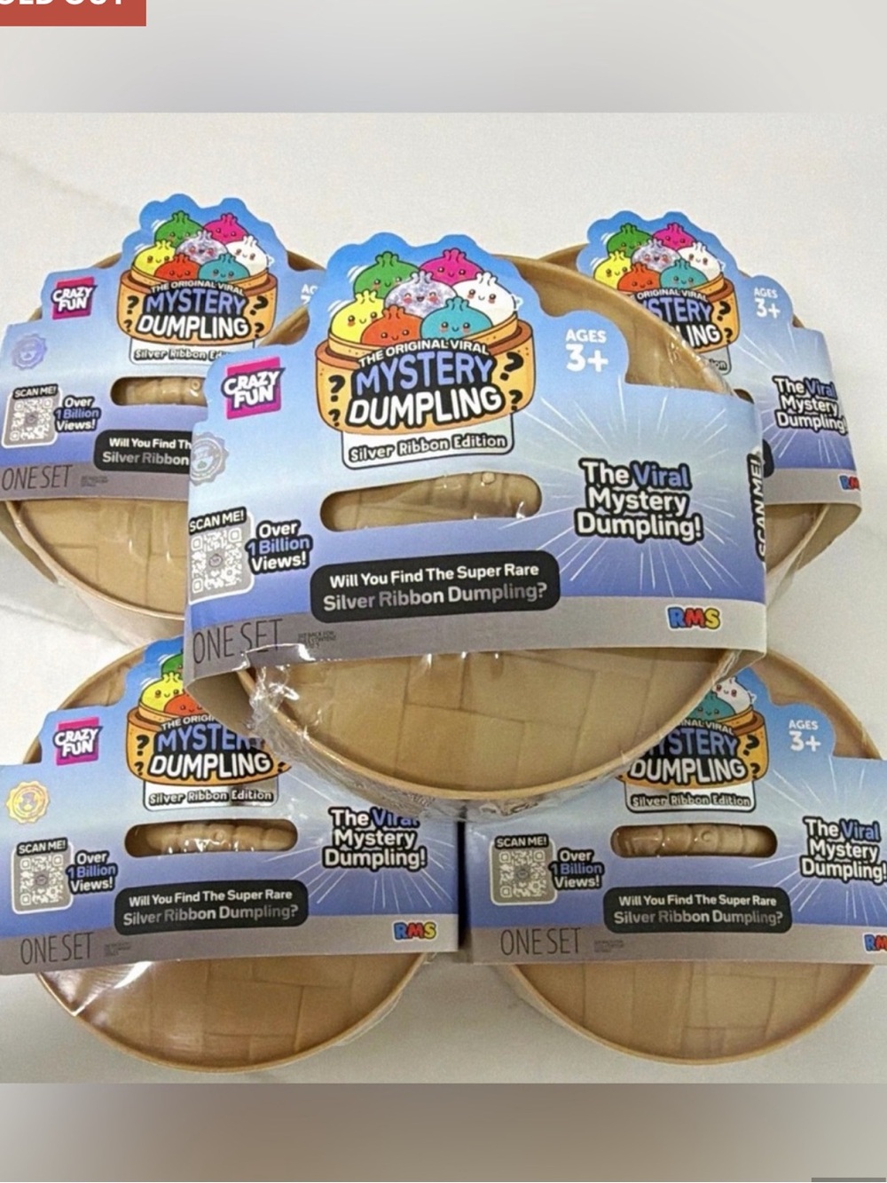 RMS Crazy  Fun Mystery Dumpling Silver Ribbon Edition Blind Pack  LOT 5